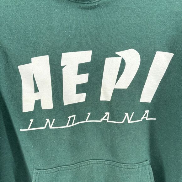 AEPI Hoodie Mens M Alpha Epsilon Pi IU Indiana University Fraternity Bloomington - Picture 8 of 13